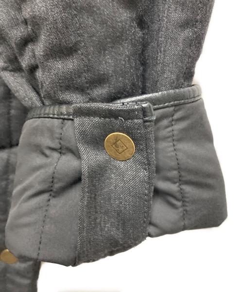 dunhill（ダンヒル）dunhill (ダンヒル) レザーパイピングキルティングカーコート ブラック サイズ:Sの古着・服飾アイテム