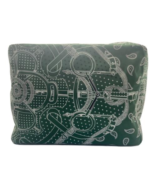 HERMES（エルメス）HERMES (エルメス) ウース・ドゥ・ヴォヤージュPM/トラベルケース グリーンの古着・服飾アイテム