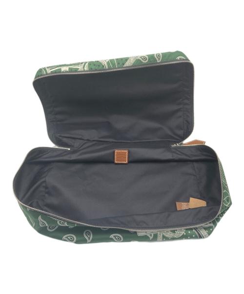 HERMES（エルメス）HERMES (エルメス) ウース・ドゥ・ヴォヤージュPM/トラベルケース グリーンの古着・服飾アイテム