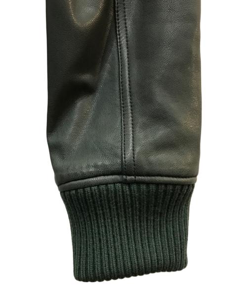 Hysteric Glamour（ヒステリックグラマー）Hysteric Glamour (ヒステリックグラマー) レザージャケット オリーブ サイズ:Mの古着・服飾アイテム