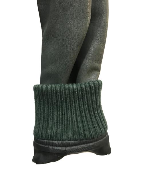 Hysteric Glamour（ヒステリックグラマー）Hysteric Glamour (ヒステリックグラマー) レザージャケット オリーブ サイズ:Mの古着・服飾アイテム