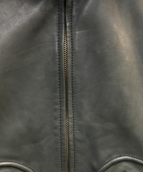 Hysteric Glamour（ヒステリックグラマー）Hysteric Glamour (ヒステリックグラマー) レザージャケット オリーブ サイズ:Mの古着・服飾アイテム