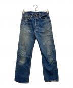 LEVI'Sリーバイス）の古着「70's 66前期 501デニムパンツ」｜ブルー