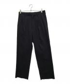 AURALEEオーラリー）の古着「HARD TWIST WOOL DOBBY SLACKS」｜ネイビー