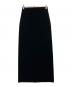 TODAYFUL（トゥデイフル）の古着「Pencil Velour Skirt」｜ブラック