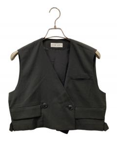 中古・古着通販】Heve (ヘイヴ) dolman ruffle sleeve BL ブラック 