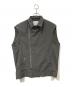 RIM.ARK（リムアーク）の古着「Over sized riders vest（特大ライダーズベスト）」｜グレー