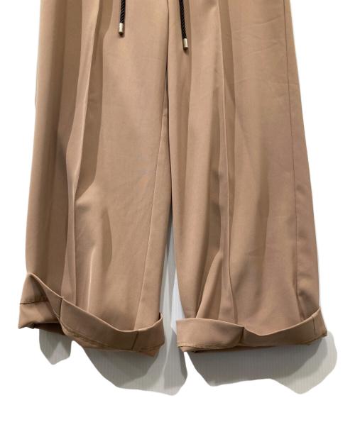 RIM.ARK（リムアーク）RIM.ARK (リムアーク) Drawstring easy PT ベージュ サイズ:36 未使用品の古着・服飾アイテム