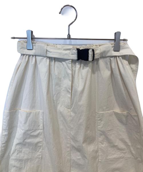 RIM.ARK（リムアーク）RIM.ARK (リムアーク) Belt set cocoon SK ベルトセット コクーン スカート ベージュ サイズ:36の古着・服飾アイテム