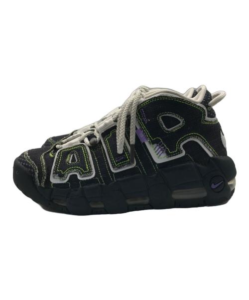 NIKE（ナイキ）NIKE (ナイキ) GIRLS WMNS AIR MORE UPTEMPO ブラック サイズ:US 6 1/2の古着・服飾アイテム