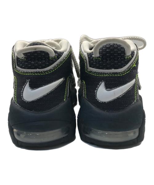 NIKE（ナイキ）NIKE (ナイキ) GIRLS WMNS AIR MORE UPTEMPO ブラック サイズ:US 6 1/2の古着・服飾アイテム