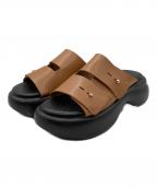 RIM.ARKリムアーク）の古着「Volume sole sandal」｜ブラウン