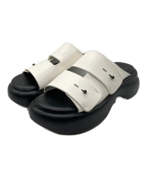RIM.ARK（リムアーク）RIM.ARK (リムアーク) Volume sole sandal ブラック サイズ:23.5cmの古着・服飾アイテム