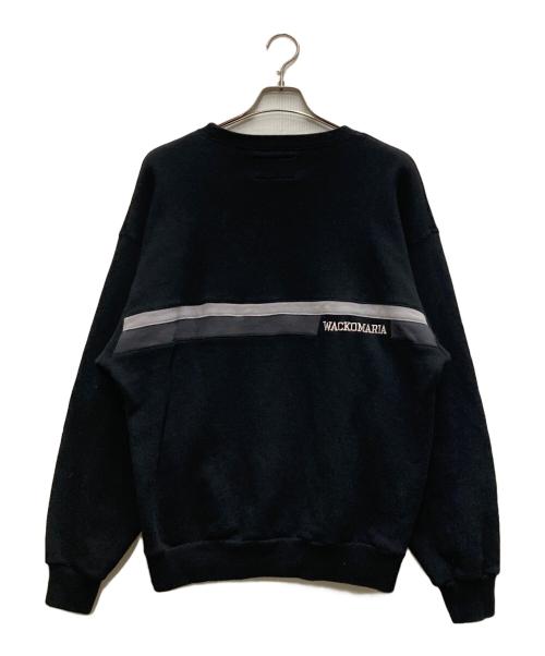 WACKO MARIA（ワコマリア）WACKO MARIA (ワコマリア) ミドルウェイトクルースウェット ブラック サイズ:Lの古着・服飾アイテム