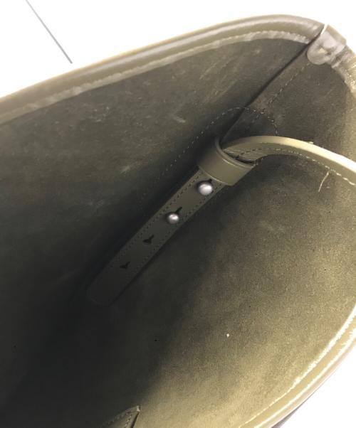 KENZO（ケンゾー）KENZO (ケンゾー) レザートートバッグ オリーブの古着・服飾アイテム