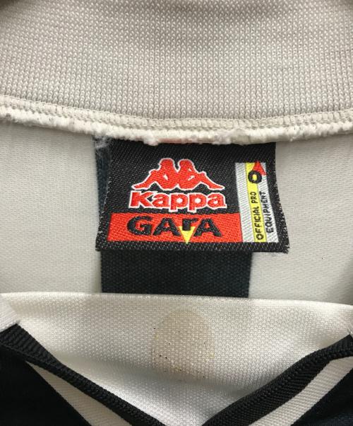 KAPPA（カッパ）Kappa (カッパ) 97-98Juventus Home L/S Shirt L ブラック×ホワイト サイズ:Lの古着・服飾アイテム