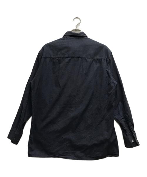 Salvatore Ferragamo（サルヴァトーレ フェラガモ）Salvatore Ferragamo (サルヴァトーレ フェラガモ) レギュラーカラーシャツ グレー サイズ:Mの古着・服飾アイテム