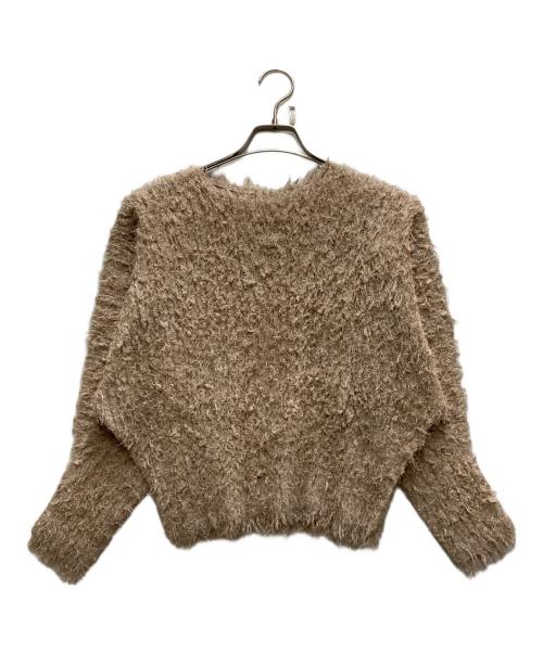 PLEATS PLEASE（プリーツプリーズ）PLEATS PLEASE (プリーツプリーズ) ドルマンスリーブシャギーニット ベージュ サイズ:3の古着・服飾アイテム