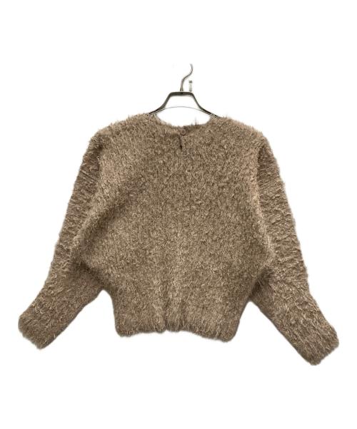 PLEATS PLEASE（プリーツプリーズ）PLEATS PLEASE (プリーツプリーズ) ドルマンスリーブシャギーニット ベージュ サイズ:3の古着・服飾アイテム