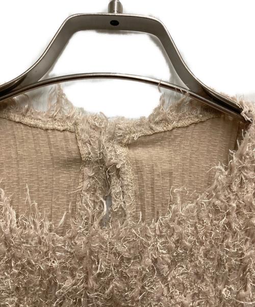 PLEATS PLEASE（プリーツプリーズ）PLEATS PLEASE (プリーツプリーズ) ドルマンスリーブシャギーニット ベージュ サイズ:3の古着・服飾アイテム