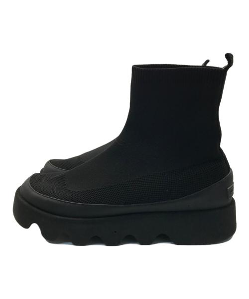 ISSEY MIYAKE（イッセイミヤケ）ISSEY MIYAKE (イッセイミヤケ) UNITED NUDE (ユナイテッドヌード) BOUNCE FIT BOOT ブラック サイズ:39の古着・服飾アイテム