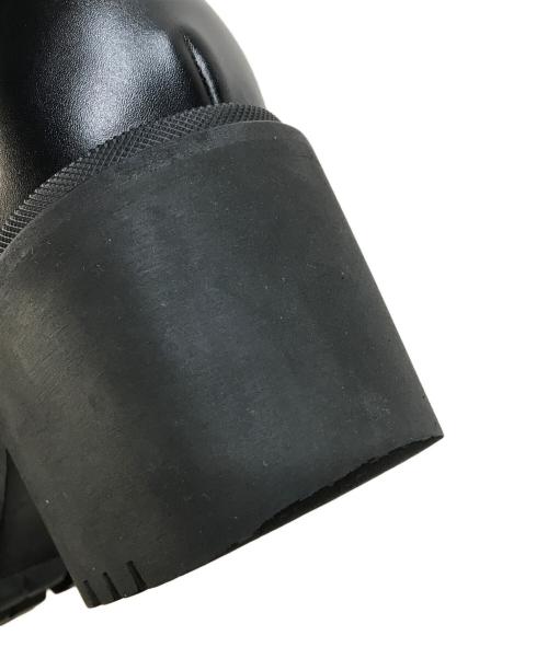 MONCLER（モンクレール）MONCLER (モンクレール) ヴェラレザーチェルシーアンクルブーツ ブラック サイズ:37の古着・服飾アイテム