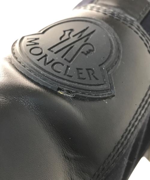 MONCLER（モンクレール）MONCLER (モンクレール) ヴェラレザーチェルシーアンクルブーツ ブラック サイズ:37の古着・服飾アイテム
