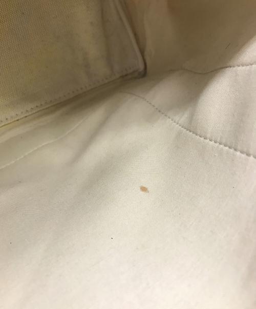 BALENCIAGA（バレンシアガ）BALENCIAGA (バレンシアガ) ネイビーカバスS トートバッグ イエロー×ホワイトの古着・服飾アイテム