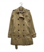 BURBERRY PRORSUMバーバリープローサム）の古着「裏地ノバチェック柄トレンチコート」｜ベージュ