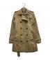 BURBERRY PRORSUM（バーバリープローサム）の古着「裏地ノバチェック柄トレンチコート」｜ベージュ