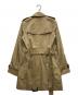 BURBERRY PRORSUM (バーバリープローサム) 裏地ノバチェック柄トレンチコート ベージュ サイズ:UK 6：40000円