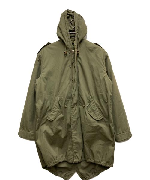 HOUSTON（ヒューストン）HOUSTON (ヒューストン) ライナー付きモッズコート オリーブ サイズ:XXXSの古着・服飾アイテム