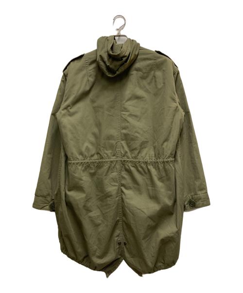 HOUSTON（ヒューストン）HOUSTON (ヒューストン) ライナー付きモッズコート オリーブ サイズ:XXXSの古着・服飾アイテム