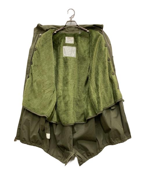 HOUSTON（ヒューストン）HOUSTON (ヒューストン) ライナー付きモッズコート オリーブ サイズ:XXXSの古着・服飾アイテム