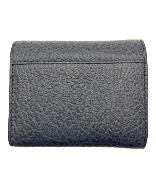 Maison Margiela（メゾンマルジェラ）Maison Margiela (メゾンマルジェラ) Zip Compact tri fold wallet ネイビーの古着・服飾アイテム