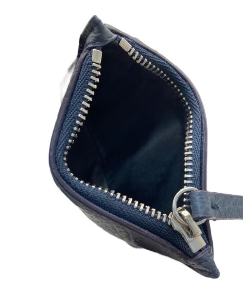 Maison Margiela（メゾンマルジェラ）Maison Margiela (メゾンマルジェラ) Zip Compact tri fold wallet ネイビーの古着・服飾アイテム