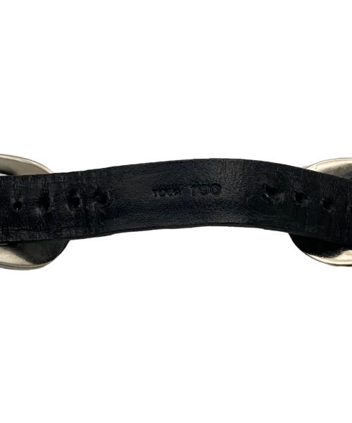 TOGA TOO（トーガ・トゥ）TOGA TOO (トーガ・トゥ) DOUBLE BUCKLE WATCH BELT ブルー×ブラウンの古着・服飾アイテム