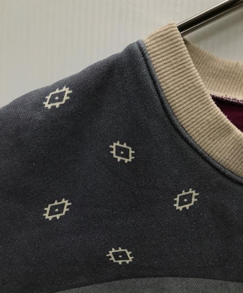 KAPITAL（キャピタル）KAPITAL (キャピタル) 裏毛バンダナ柄ビバークBIGスウェット グレー サイズ:2の古着・服飾アイテム