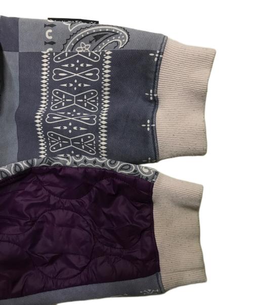 KAPITAL（キャピタル）KAPITAL (キャピタル) 裏毛バンダナ柄ビバークBIGスウェット グレー サイズ:2の古着・服飾アイテム