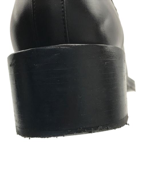 GIVENCHY（ジバンシィ）GIVENCHY (ジバンシィ) サイドゴア トゥメタルレザーチエルシーブーツ ブラック サイズ:41の古着・服飾アイテム