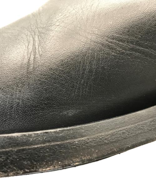 GIVENCHY（ジバンシィ）GIVENCHY (ジバンシィ) サイドゴア トゥメタルレザーチエルシーブーツ ブラック サイズ:41の古着・服飾アイテム