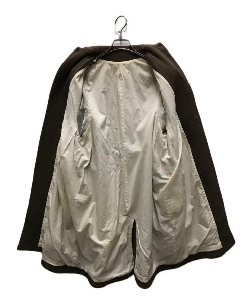 SUZUKI TAKAYUKI（スズキタカユキ）SUZUKI TAKAYUKI (スズキタカユキ) tailored-collar coat ブラウン サイズ:1の古着・服飾アイテム