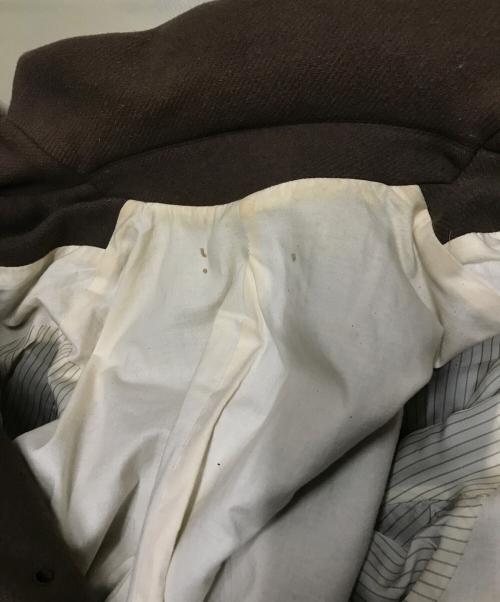 SUZUKI TAKAYUKI（スズキタカユキ）SUZUKI TAKAYUKI (スズキタカユキ) tailored-collar coat ブラウン サイズ:1の古着・服飾アイテム