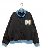 MR.ENJOY DA MONEYミスター エンジョイ ダ マネー）の古着「スタジャントラックジャケット」｜ブラック×ブルー