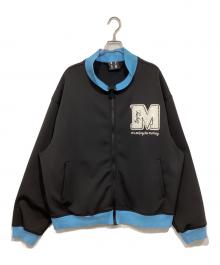 MR.ENJOY DA MONEY（ミスター エンジョイ ダ マネー）の古着「スタジャントラックジャケット」｜ブラック×ブルー