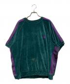 Needlesニードルズ）の古着「ベロアＴシャツ」｜グリーン