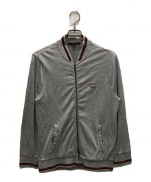 GUCCI（グッチ）の古着「シェリーラインスウェットジャケット」｜グレー
