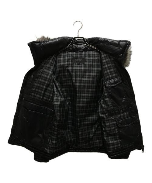 BURBERRY BLACK LABEL（バーバリーブラックレーベル）BURBERRY BLACK LABEL (バーバリーブラックレーベル) 袖ワッペンダウンジャケット ブラック サイズ:Lの古着・服飾アイテム