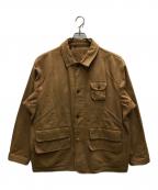 POLO RALPH LAURENポロ・ラルフローレン）の古着「90's コットンキャンバスハンティングジャケット」｜ベージュ