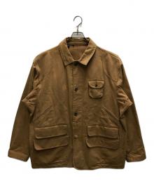 POLO RALPH LAUREN（ポロ・ラルフローレン）の古着「90's コットンキャンバスハンティングジャケット」｜ベージュ